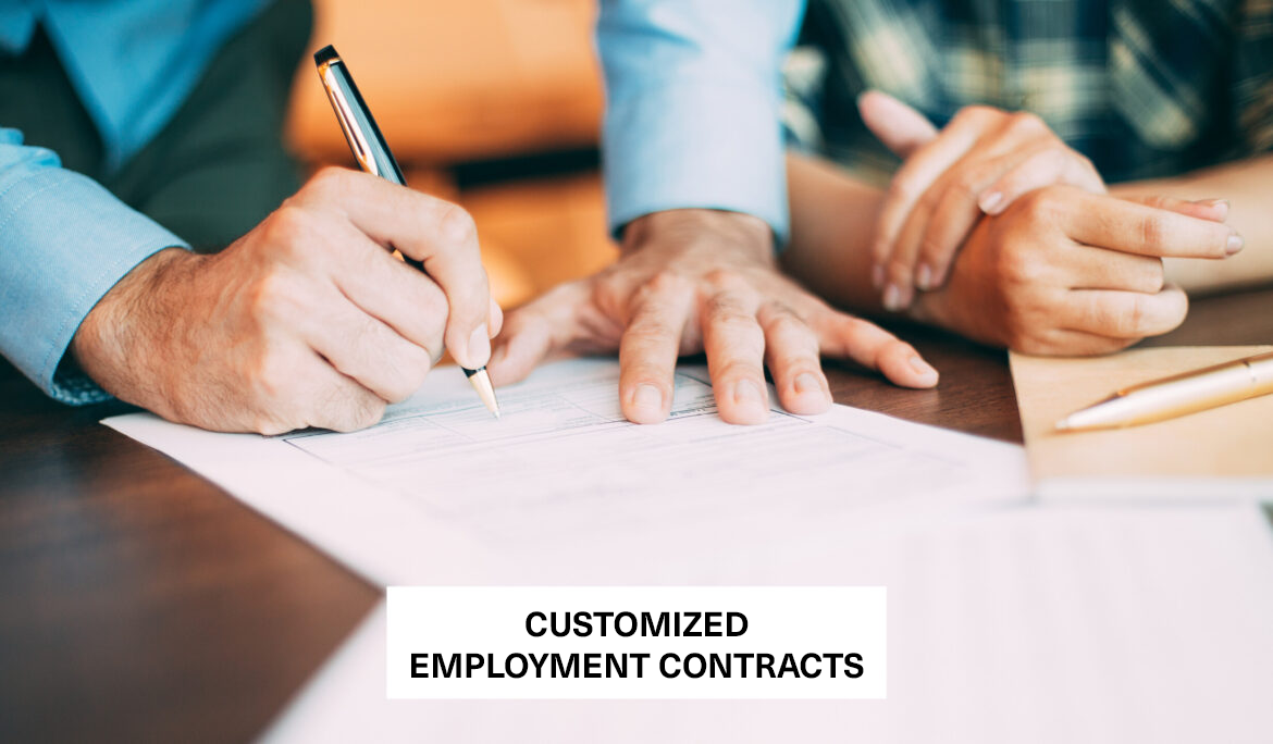 CUSTOMIZED employment contracts