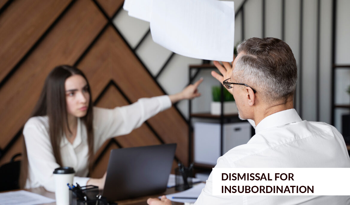 dismissal for insubordination